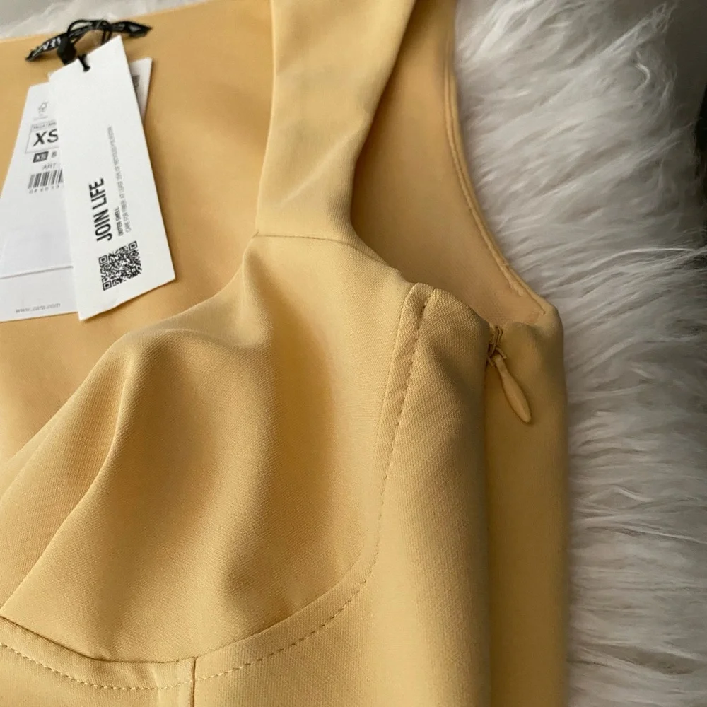 ZARA New Yellow Bodysuit, XS - Picture 8 of 14
